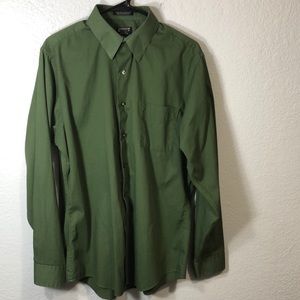 Men’s Arrow long-sleeve dress shirt - Green - L